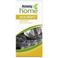 Губка металлическая Amway Dish Drops SCRUB BUDS, металлический, 4 шт., 4 лист., 1 уп.