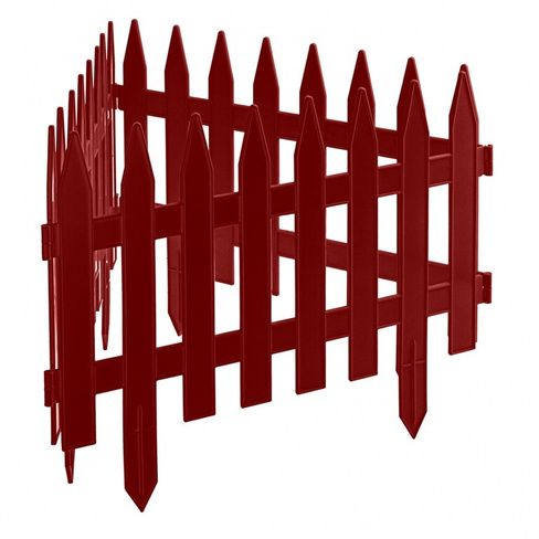 Забор декоративный "Рейка", 28 х 300 см, терракот, Россия, Palisad PALISAD