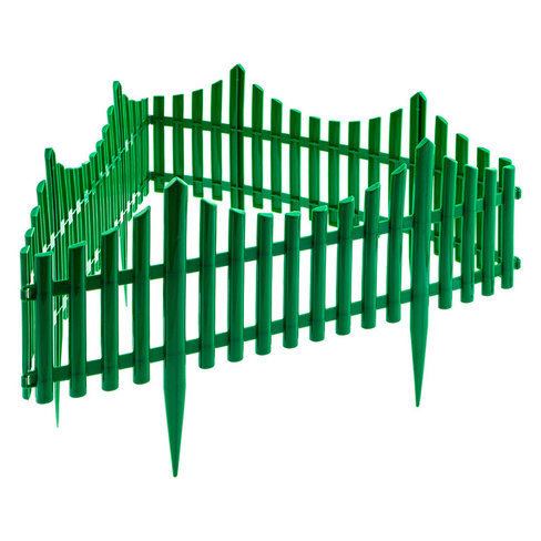 Забор декоративный "Гибкий", 24 х 300 см, зеленый, Россия, Palisad PALISAD