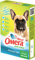 Фармакс мультивитаминное лакомство Омега Neo+ "Свежее дыхание " с мятой и имбирем для собак (60 г)