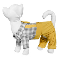 Yami-Yami одежда костюм для собак с жёлтыми брюками (S)