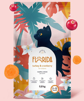 Корм FLORIDA сухой корм для котят с индейкой и клюквой (12 кг)