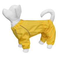 Yami-Yami одежда дождевик для собак, желтый (S)