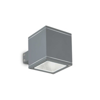 Уличный настенный светильник Ideal Lux SNIF AP1 SQUARE ANTRACITE 121963