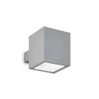 Уличный настенный светильник Ideal Lux SNIF AP1 SQUARE GRIGIO 118666