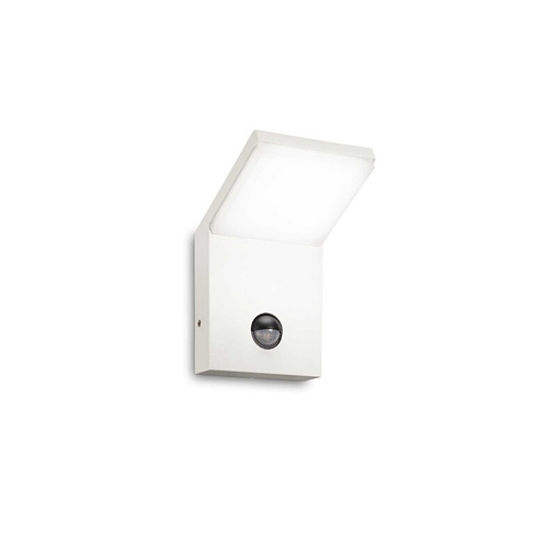 Уличный настенный светильник Ideal Lux STYLE AP SENSOR BIANCO 4000K 209852
