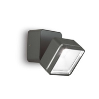 Уличный настенный светильник Ideal Lux OMEGA AP SQUARE ANTRACITE 4000K 285511