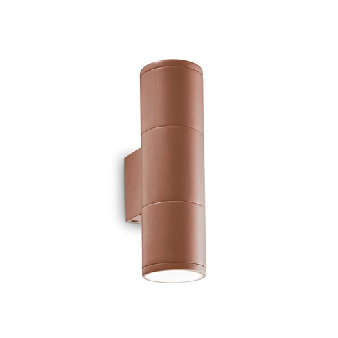 Уличный настенный светильник Ideal Lux GUN AP2 SMALL COFFEE 163635