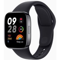 Смарт-часы Xiaomi Redmi Watch 3, 1.75", черный/черный [bhr6851gl]