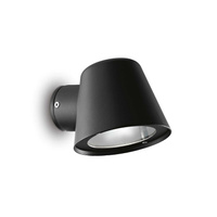 Уличный настенный светильник Ideal Lux GAS AP1 NERO 020228