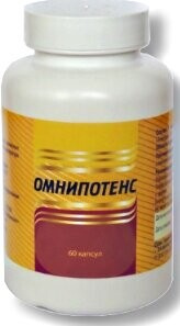БАД для печени Омнипотенс, Биотика-С, 60 капсул по 550 мг.