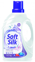 Средство для стирки жидкое "Soft Silk" White для белого белья Romax, 4,5 кг