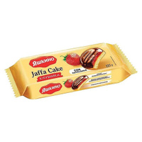 Печенье ЯШКИНО Клубника сдобное с бисквитом джемом и шоколадной глазурью 137 г ЯП208