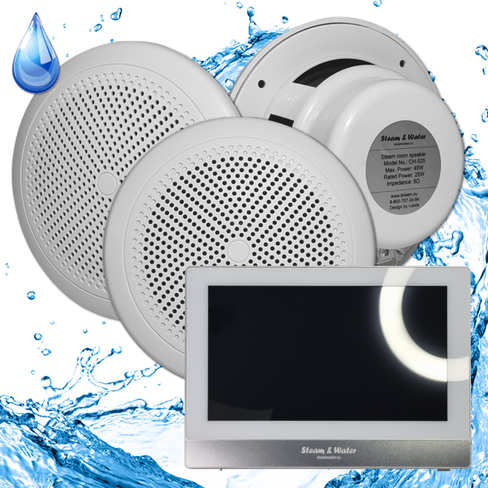 Комплект домашней акустической системы с караоке-усилителем Steam & Water SOUND 3 Standart