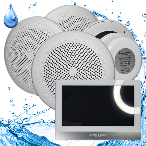 Комплект домашней акустической системы с караоке-усилителем Steam & Water SOUND 4 Standart