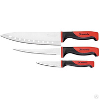 Набор ножей поварских " Silver Teflon ", тефл. покр, 200 мм, 160 мм, 80 мм, 3 шт Matrix Kitchen