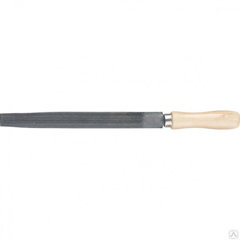 Напильник полукруглый, 200 мм, деревянная ручка Сибртех
