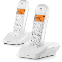 Радиотелефон Motorola S1202, белый [107s1202white]