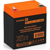 Аккумуляторная батарея для ИБП EXEGATE EX285951 12В, 5.8Ач [ex285951rus]