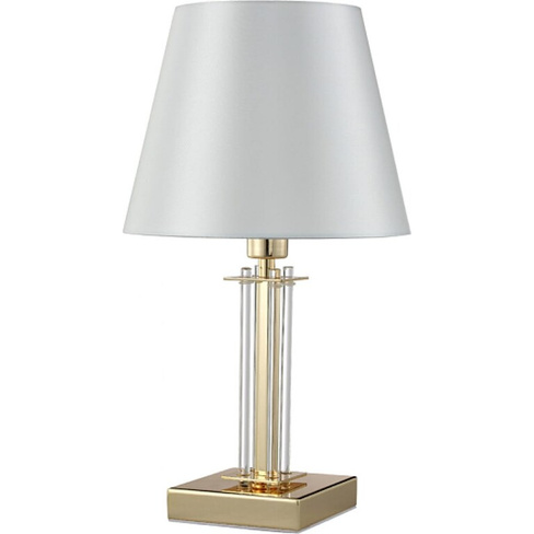 Настольная лампа Crystal lux NICOLAS LG1 GOLD/WHITE