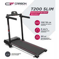 Беговая дорожка Carbon Fitness T200 Slim, черный CARBON