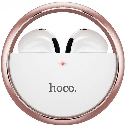 Гарнитура беспроводная "Hoco" EW23, Bluetooth, розовые