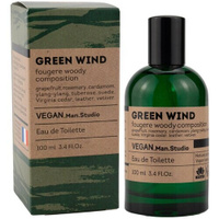 Туалетная вода мужская Vegan Man Studio Green Wind, 100 мл Delta Parfum