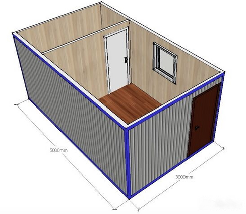 Бытовка 5х3 метра каркас металлический сварной