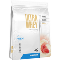 Протеин Maxler Ultra Whey, 900 гр., клубничный молочный коктейль