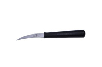 Нож для чистки овощей 60/160мм изогнутый черный Icel Talho | 24100.6605000.060