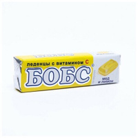 Леденцы бобс медово-лимонный, витамин С, 10 шт. в упаковке 9188686 Бобс