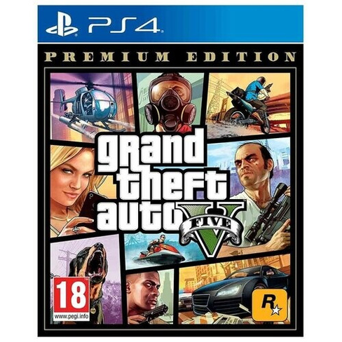 Игра Grand Theft Auto V Premium Edition (GTA 5)для PlayStation 4 (PS4, Русские субтитры) Sony