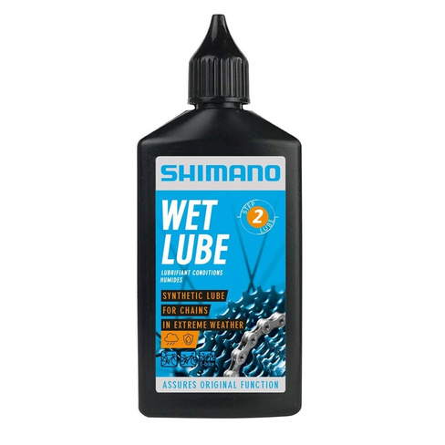Смазка Shimano Wet Lube, для цепи, для влажной погоды, флакон, 100 мл, LBWL1B0100SA SHIMANO