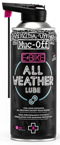 Смазка Muc-Off 2019 eBike All Weather Chain Lube, для цепи, 400ml, 1115 MUC-OFF