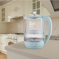 Электрический чайник, стекло, 1,7 л Maestro MR-052-BLUE