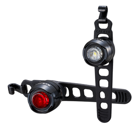 Комплект фонарей Cat Eye SL-LD160, передний, задний, F/R ORB FRONT&REAR, BLACK, CE8900212 Cat eye