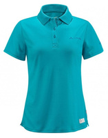 Велофутболка VAUDE Wo Marwick Polo Shirt 784, cyan, голубой, 34, женская, 4584 Vaude