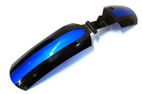 Крыло NANDUN переднее 26", для фэтбайка, пластик, с крепежом, черно-синее, SP-151