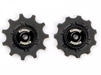 Велосипедный ролик переключятеля ELVEDES, 2х11 зубов, закрытые промышленные подшипники, нержавеющая сталь, CP2017100