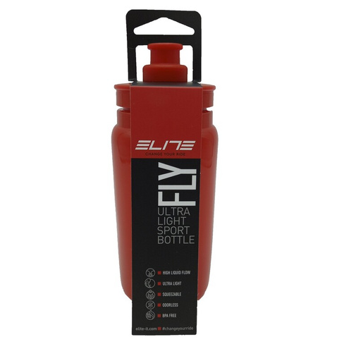 Фляга велосипедная Elite Fly, 550 мл, бордовый, EL01604306 ELITE