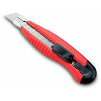 KW-Тrio Канцелярский нож цвет красный 18 мм KW-triO