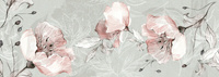 Настенная плитка Sense Floral Ret 35x100 Love Ceramic Tiles (Novagres)
