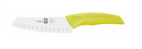 Нож японский Santoku 140/260мм с бороздками, салатовый I-TECH Icel 24503.IT87000.140