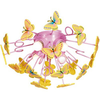 Люстра Citilux CL603142 Бабочки, E27, 300 Вт, кол-во ламп: 4 шт., цвет: разноцветный
