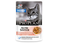 Purina Pro Plan Housecat Adult влажный корм для взрослых кошек живущих в помещении, лосось 85г.