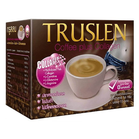 Напиток кофейный растворимый «Кофе + коллаген», 10 саше по 16 гр, TRULSEN Truslen