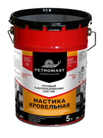 Мастика кровельная №34 5,0л/4,5кг PETROMAST