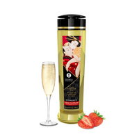 Массажное масло для тела Shunga с ароматом шампанского и клубники, 240мл Shunga Erotic Art