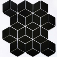 Керамогранитная мозаика Bonaparte Landa Black matt 26,74х30,9 см