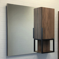 Зеркало-шкаф Равенна Лофт-90 дуб темно-коричневый